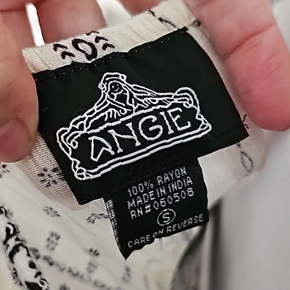 NWT Angie Boho style crop top size Small - Picture 5 of 8